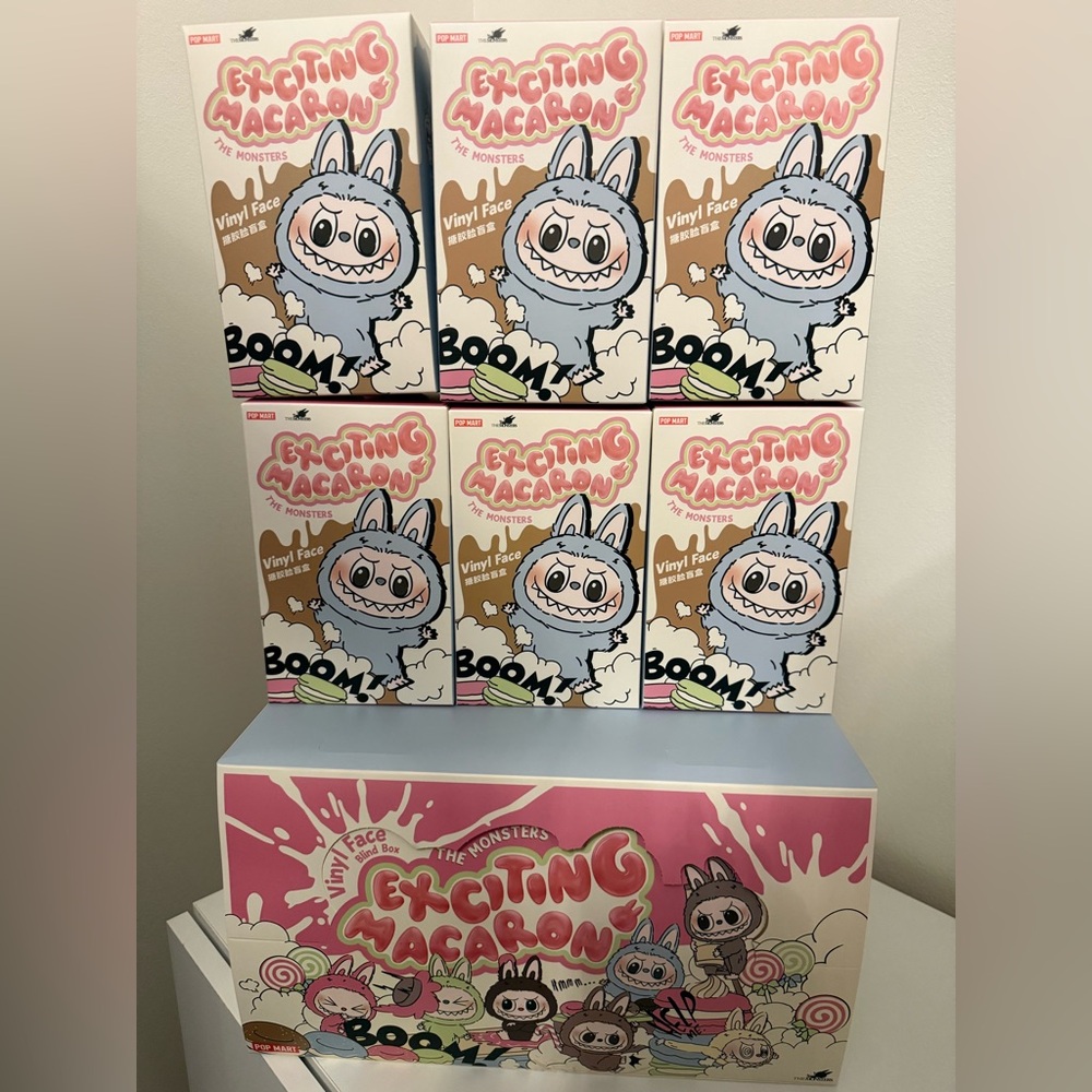 FULL SET (6) Authentic Popmart Exciting Macaron Blind Boxes - NO Duplicates